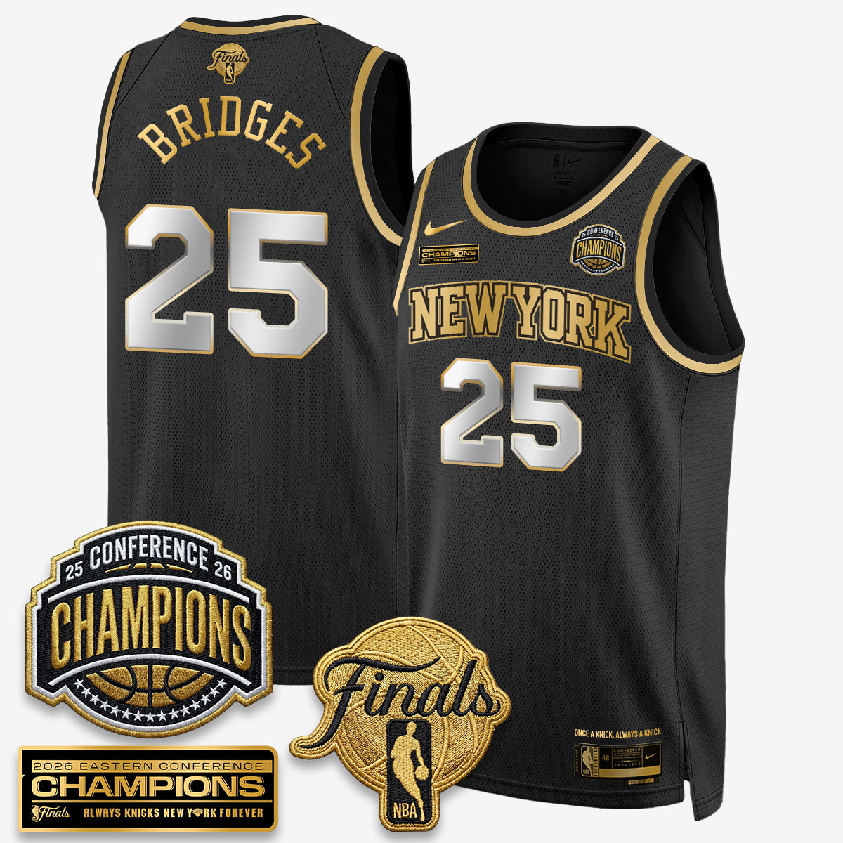 NYK 2026 NBA Eastern Conference Champions Vapor Jersey - Stitched n6