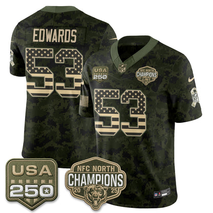CHI 2026 Salute to Service Edition Vapor Jersey - Stitched