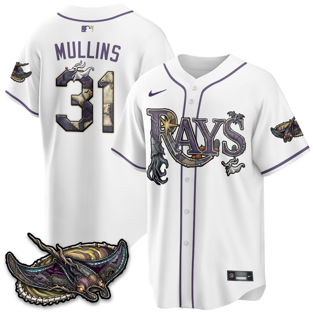 TB Nightmare Edition Vapor Jersey - Stitched