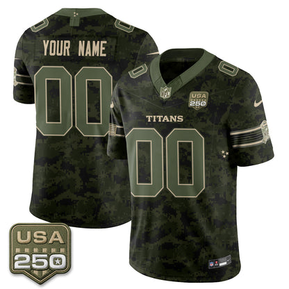 TEN 2026 Salute to Service Edition Vapor Custom  Jersey - Stitched