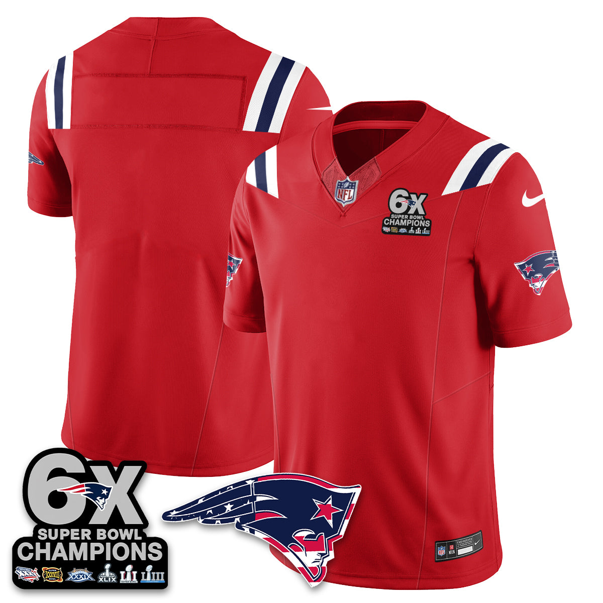 NE America Edition Vapor Jersey V2- Stitched