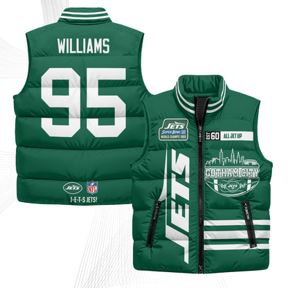 NYJ Gotham City Puffer Vest - Printed