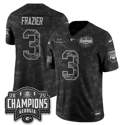 Georgia Bulldogs 2026 Salute to Service Vapor Jersey - Stitched