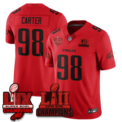 Philadelphia Eagles Dark Side Edition Vapor Jersey - Stitched