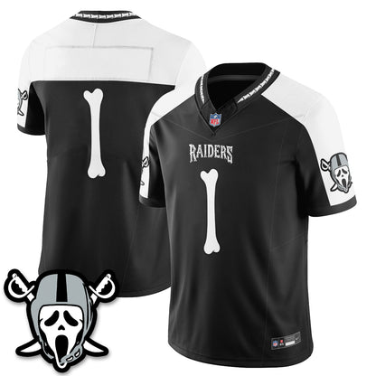 Las Vegas Raiders x Ghost Face Edition Vapor Jersey - Stitched