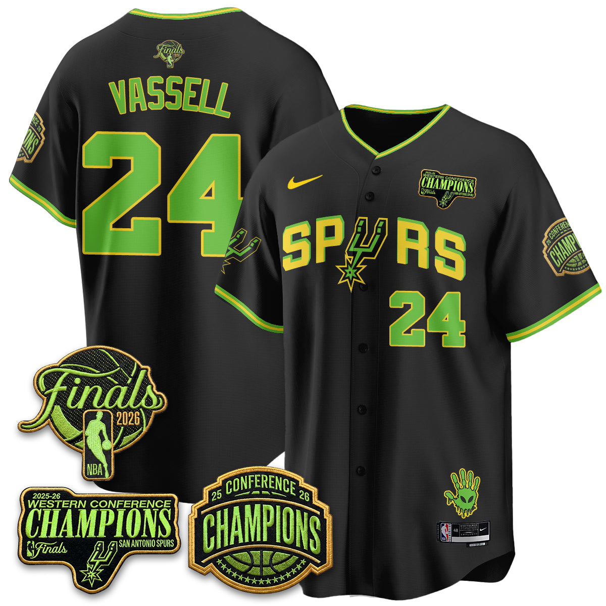 SAS 2026 Basketball Alien Style Vapor Jersey - Stitched