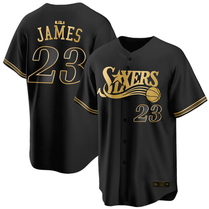 PHI LeBron James #23 Vapor Baseball Jersey V2- Stitched