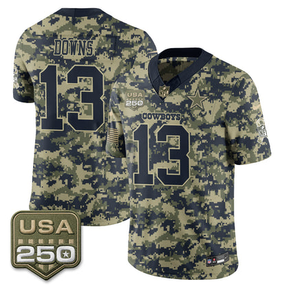DAL 2026 Salute to Service Edition Vapor Jersey - Stitched