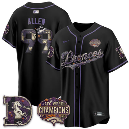 DEN 2026 Nightmare Edition Vapor Baseball Jersey - Stitched