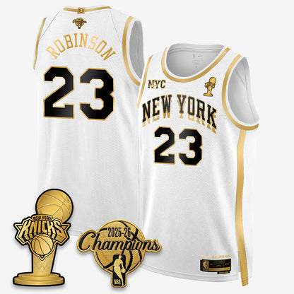 NYK 2026 NBA Champions Gold Edition Vapor Jersey - Stitched n3