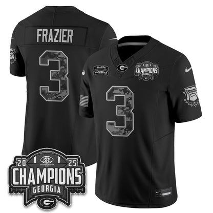 Georgia Bulldogs 2026 Salute to Service Vapor Jersey - Stitched