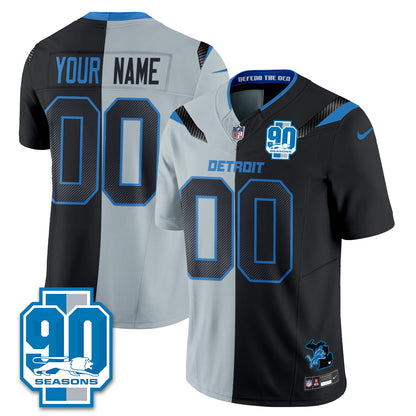 DET Rivalries Split Edition Vapor Custom Jersey - Stitched