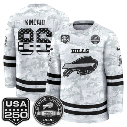 BUF 2026 Salute To Service Edition Hockey Jersey - Printed