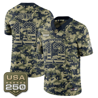 DAL 2026 Salute to Service Edition Vapor Jersey - Stitched