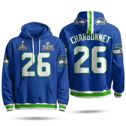 SEA S.Bowl Champs Fleece Hoodie - Printed