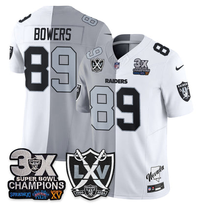 Las Vegas Raiders Split Edition Vapor Jersey V2- Stitched