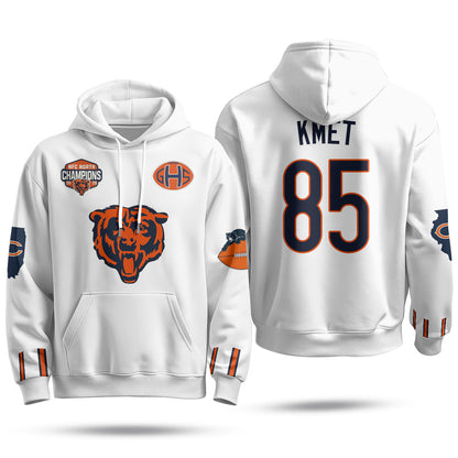 Chicago Bears 2026 Rivalries Fleece Hoodie - Printed