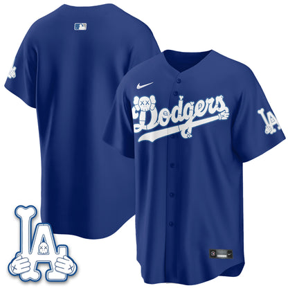 Los Angeles Dodgers x KAWS Edition Vapor Jersey V2- Stitched