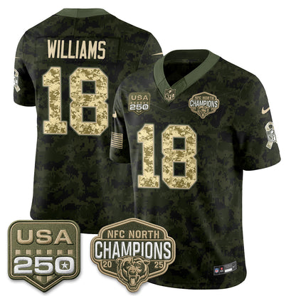 Chicago Bears 2026 Salute to Service Edition Vapor Jersey V2 - Stitched