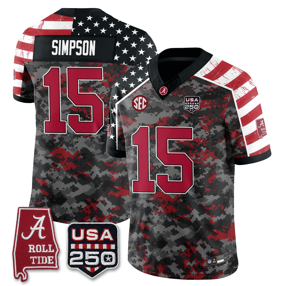 BAMA Camouflage Edition 2026 Vapor Limited Jersey - Stitched