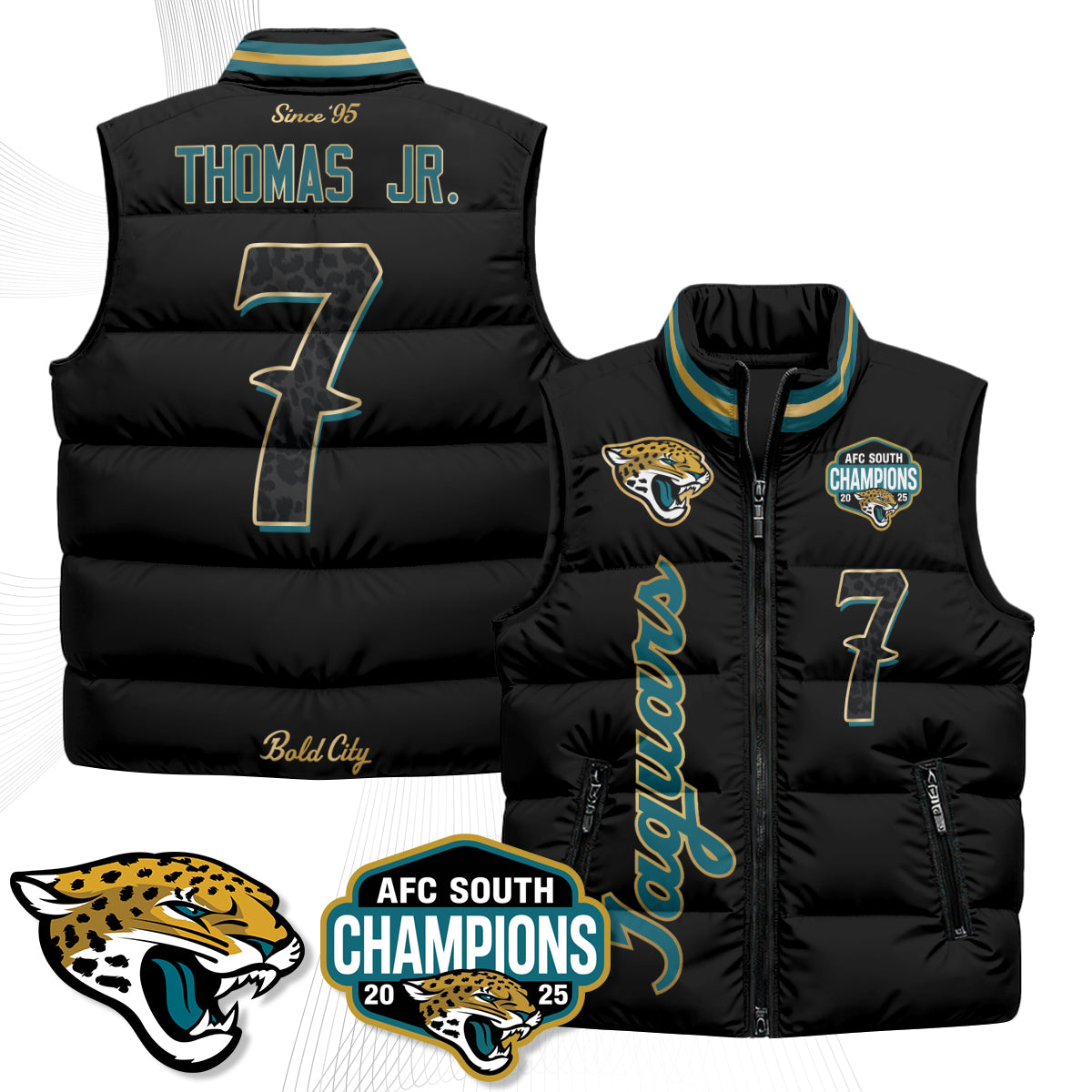 DET 2026 Rivalries Puffer Vest - Printed