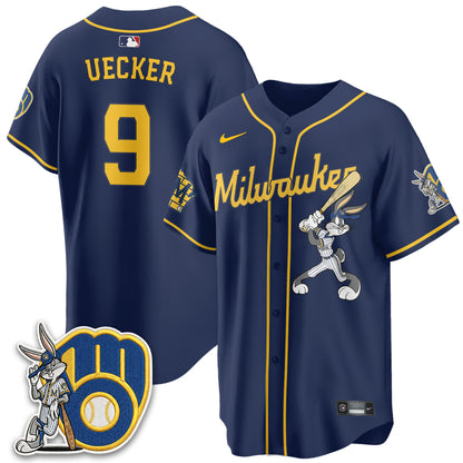 Milwaukee Brewers Bunny Edition Vapor Jersey - Stitched N1