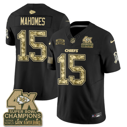 KC 2026 Salute to Service Vapor Jersey V2- Stitched