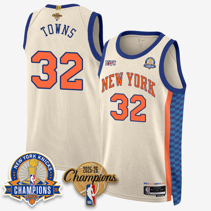 NYK 2026 Basketball Champions Special Edition Vapor Jersey V2- Stitched