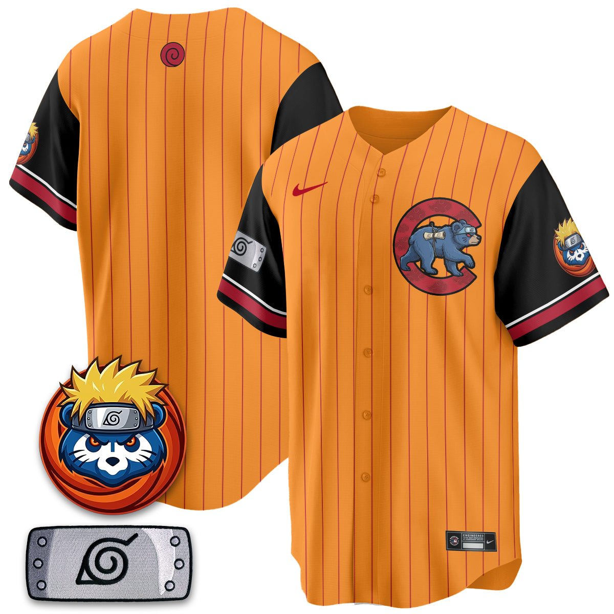 Chicago Cubs Naruto Akatsuki Vapor Limited Jersey V2- Stitched