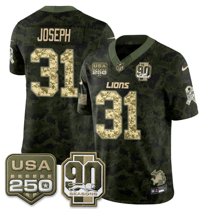 DET 2026 Salute to Service Vapor Jersey - Stitched