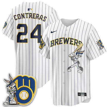 Milwaukee Brewers Bunny Edition Vapor Jersey - Stitched N1