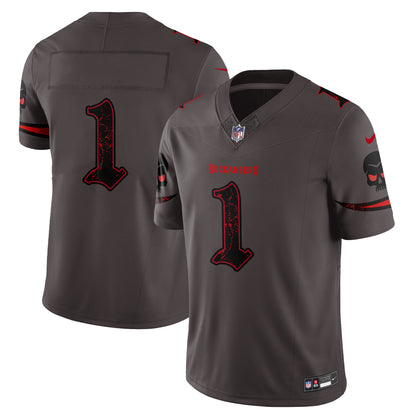Tampa Bay Buccaneers Skull Edition Vapor Jersey - Stitched