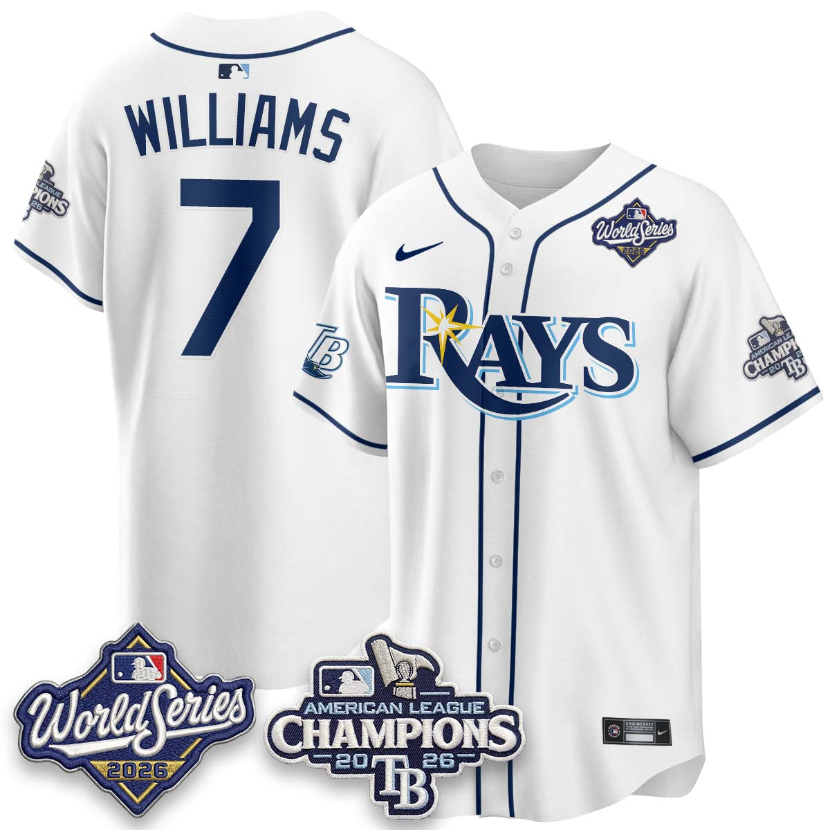 TB 2026 AL Champions Vapor Jersey - Stitched