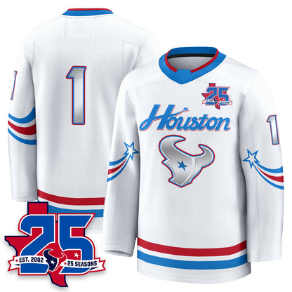 Houston Texans 2026 Rivalries Hockey Jersey - Printed