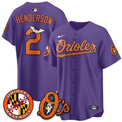 Baltimore Orioles Halloween 2026 Vapor Limited Jersey - Stitched