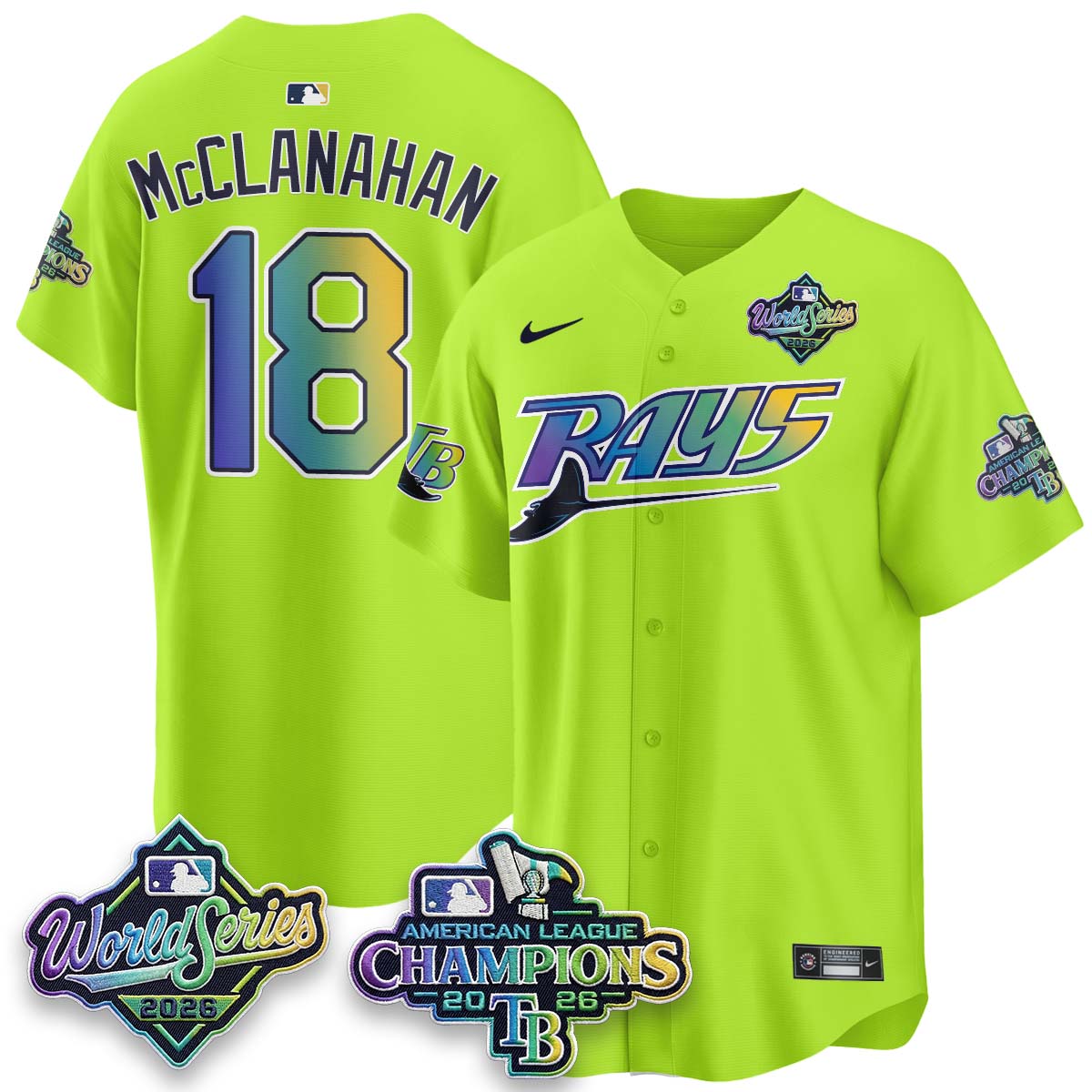 TB 2026 AL Champions Limited Vapor Jersey - Stitched