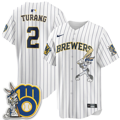 Milwaukee Brewers Bunny Edition Vapor Jersey - Stitched N1
