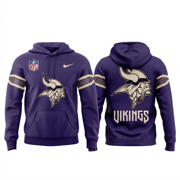 MIN 2026 Rivalries Norse Pattern Pullover Hoodie - Printed
