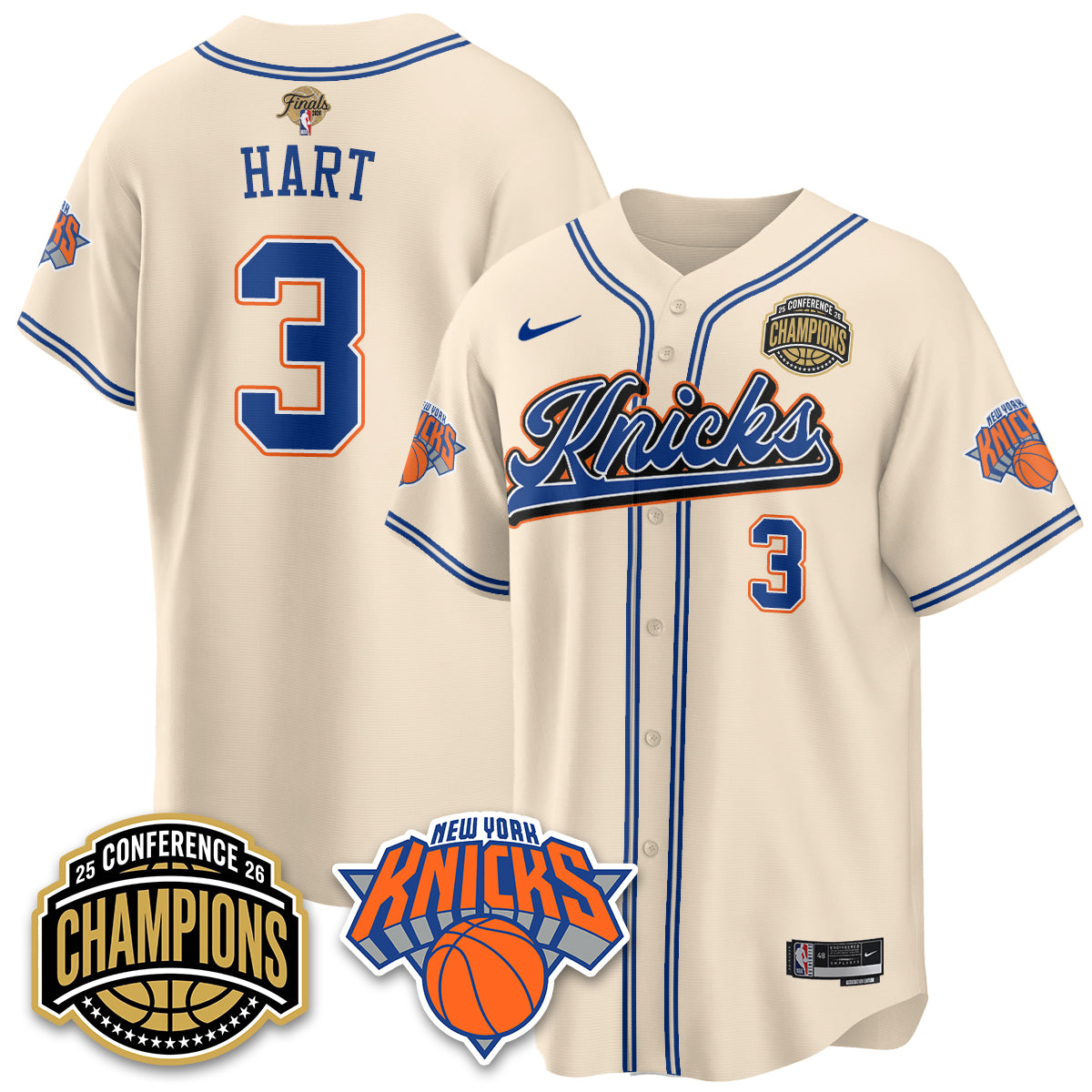 New York Knicks 2026 NBA Finals Vapor City Edition Jersey V2- Stitched