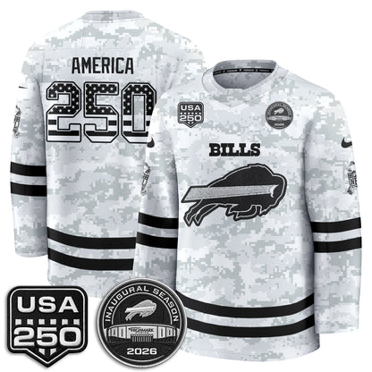 BUF 2026 Salute To Service Edition Hockey Jersey - Printed