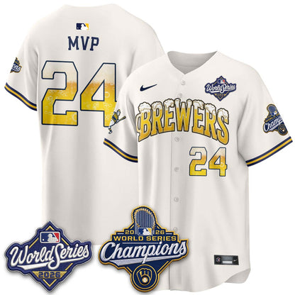 MIL "Pitcher & Pint" 2026 WS Champions Vapor Jersey - Stitched