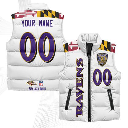 BAL Maryland Custom Puffer Vest - Printed