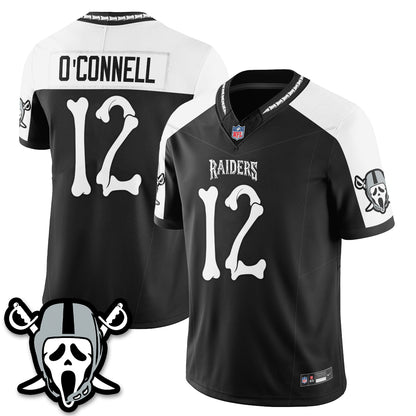 Las Vegas Raiders x Ghost Face Edition Vapor Jersey - Stitched