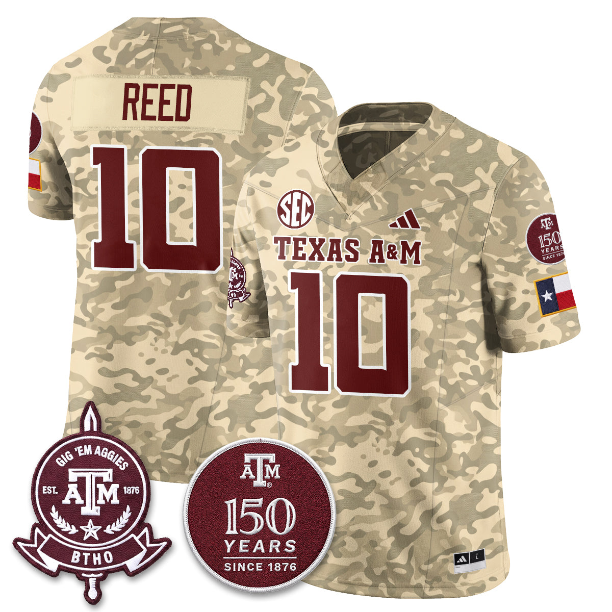 Aggies Camouflage ‘Honor and Support’ 2026 Vapor Limited Jersey - Stitched