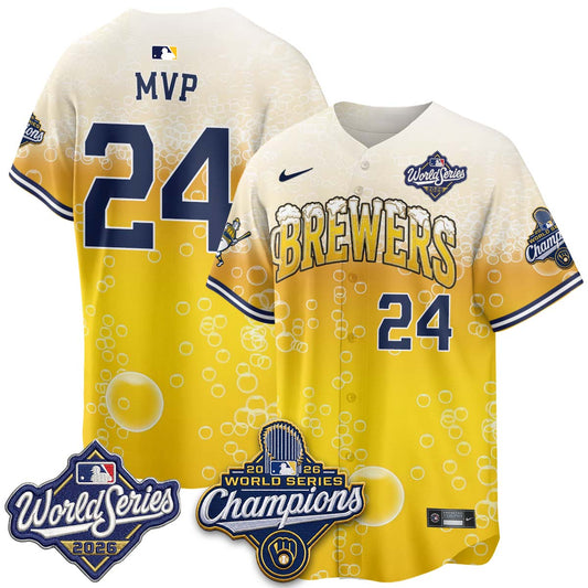 MIL "Pitcher & Pint" 2026 WS Champions Vapor Jersey - Stitched (tt)