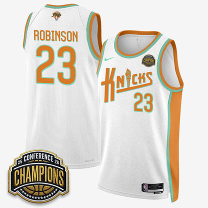 New York Knicks 2026 Eastern Conference Champions Special Edition Jersey V2- Stitched