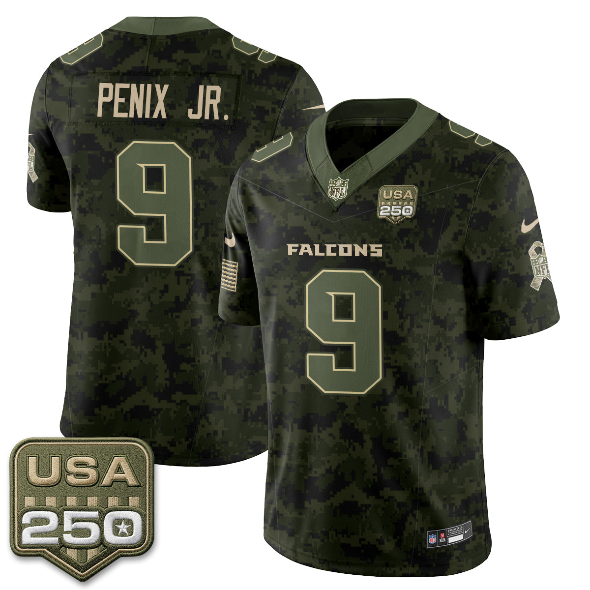 Atlanta Falcons 2026 Salute to Service Vapor Jersey - Stitched