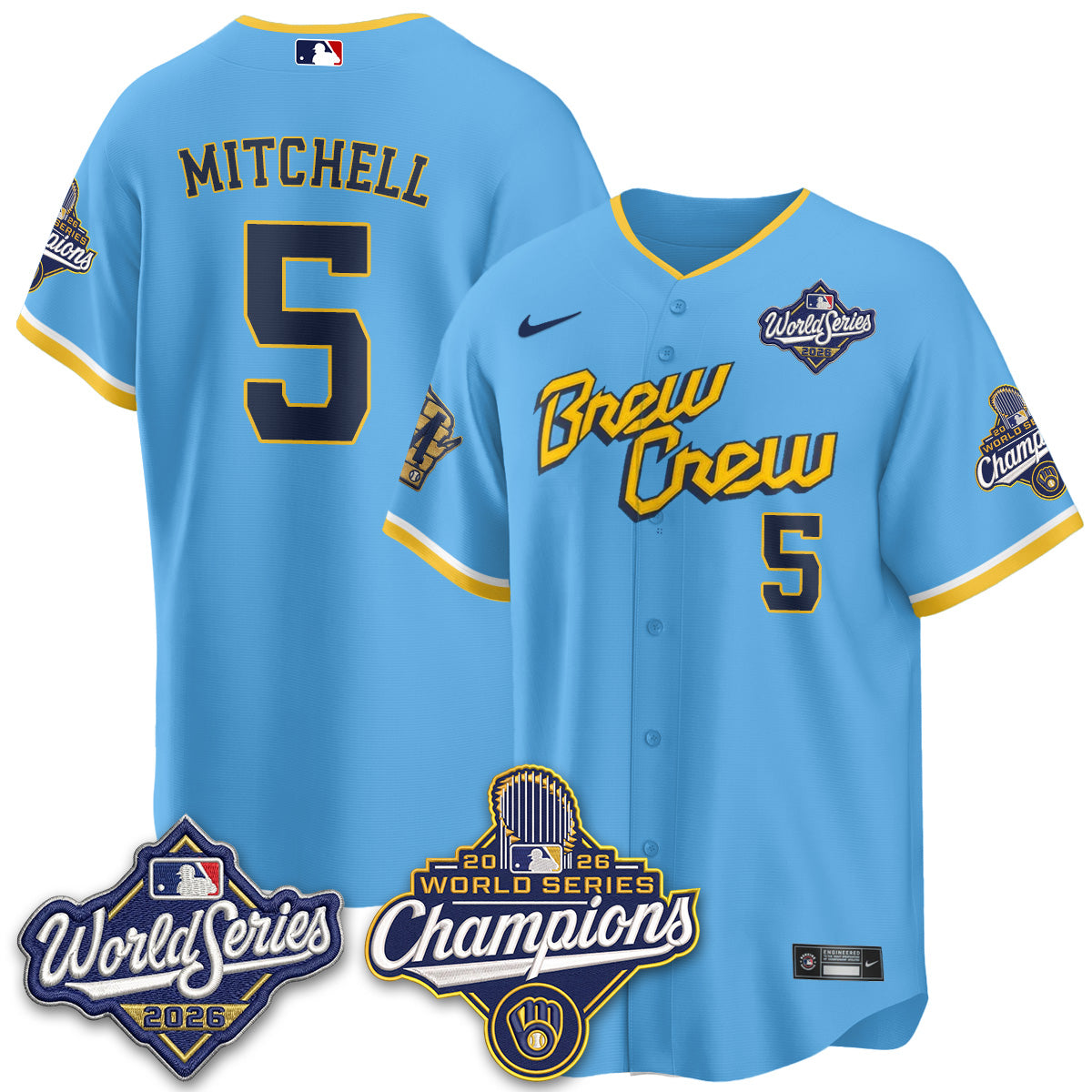 MIL 2026 WS Champions Vapor Jersey - Stitched