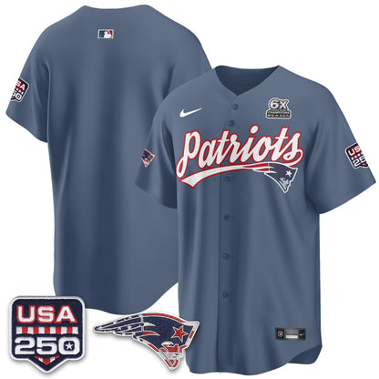 New England Patriots America Edition Vapor Jersey - Stitched
