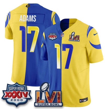 LAR Rivalries Split Vapor Jersey - Stitched